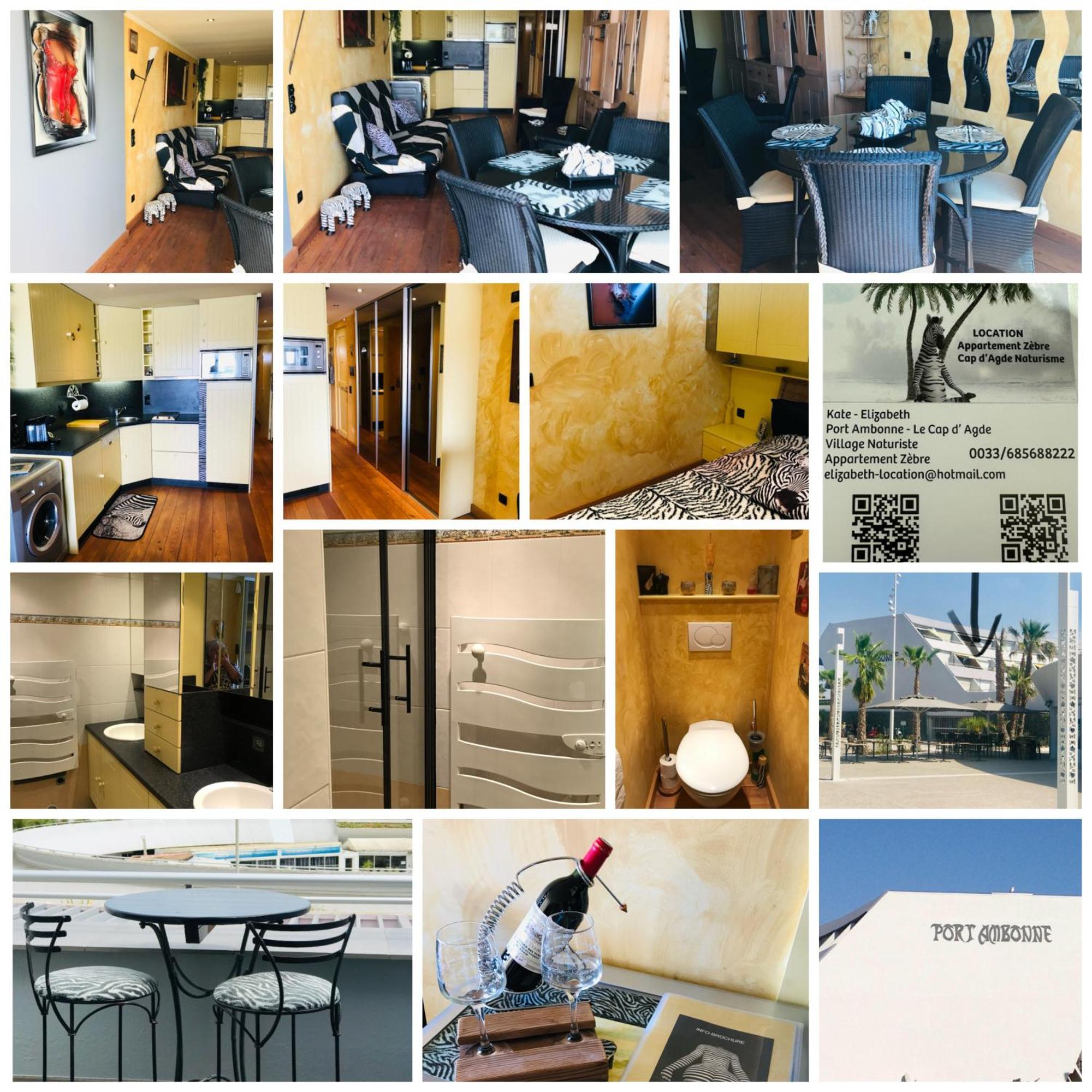 Luxe Appartement Village Naturiste Zebra Agde Εξωτερικό φωτογραφία